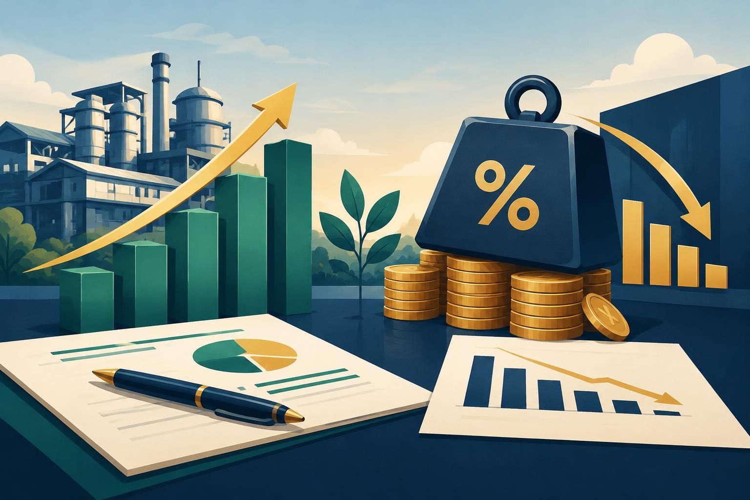 Ilustrasi AI: Pendapatan BNBR Naik 55,45%, Mengapa Laba Bersih Justru Menyusut?